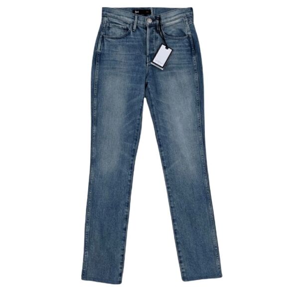 NWT 3x1 Women's Shelter Slim Pillars Jeans Size 23 - Picture 1 of 11